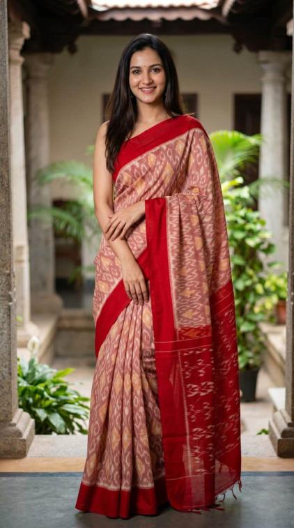 Sckr Ikkat D Traditional saree supplier in Hyderabad